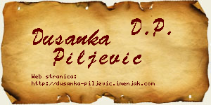 Dušanka Piljević vizit kartica